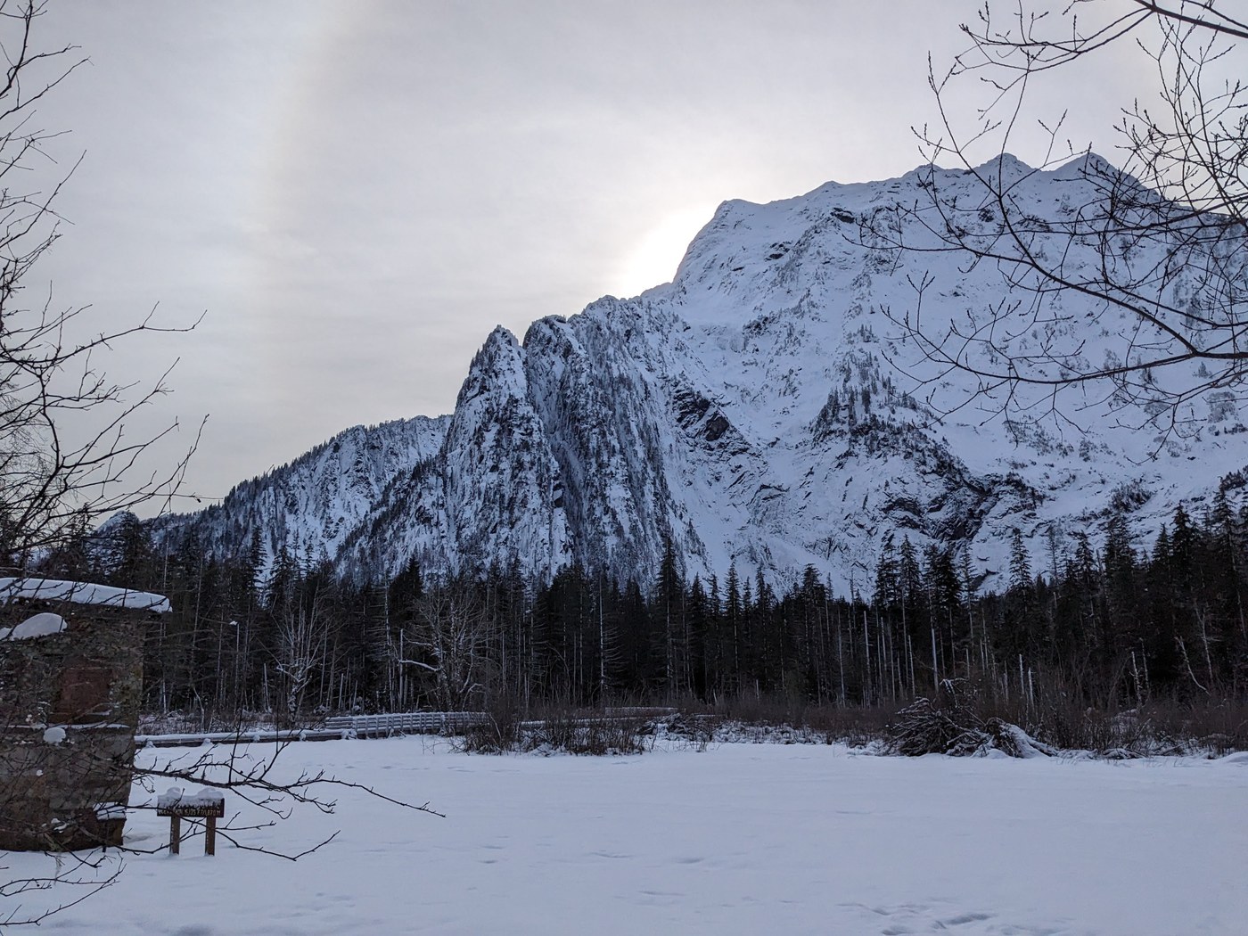 View from picnic area