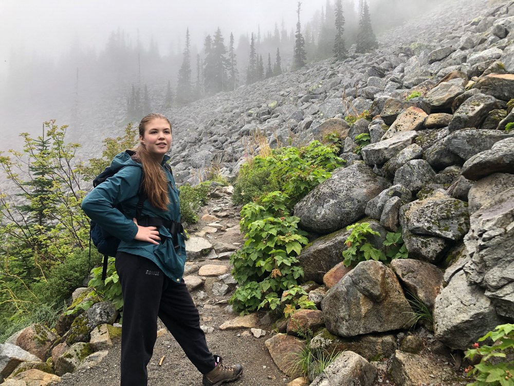Berries are abundant on the open boulder slopes. C.W. Schurman
