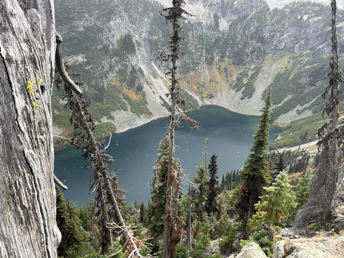 Rainy Lake is an easy, accessible walk from the trailhead for those not able to hike the Maple Pass loop