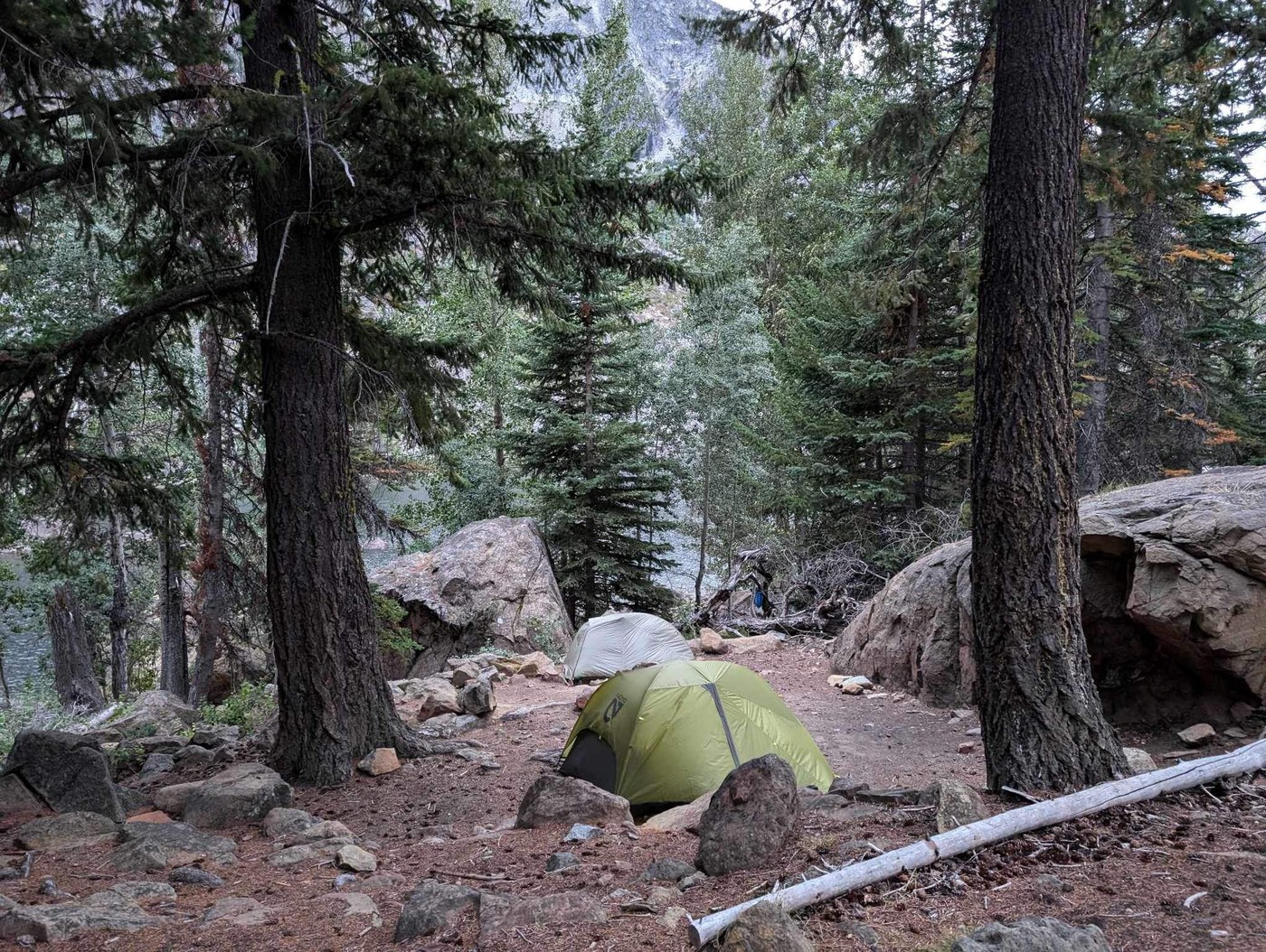 Other Eightmile Lake campsite
