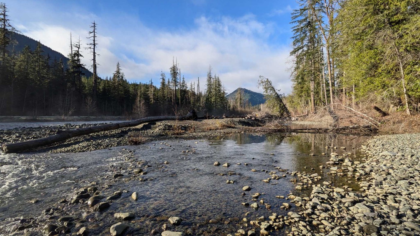 Skokomish River about 5 miles out