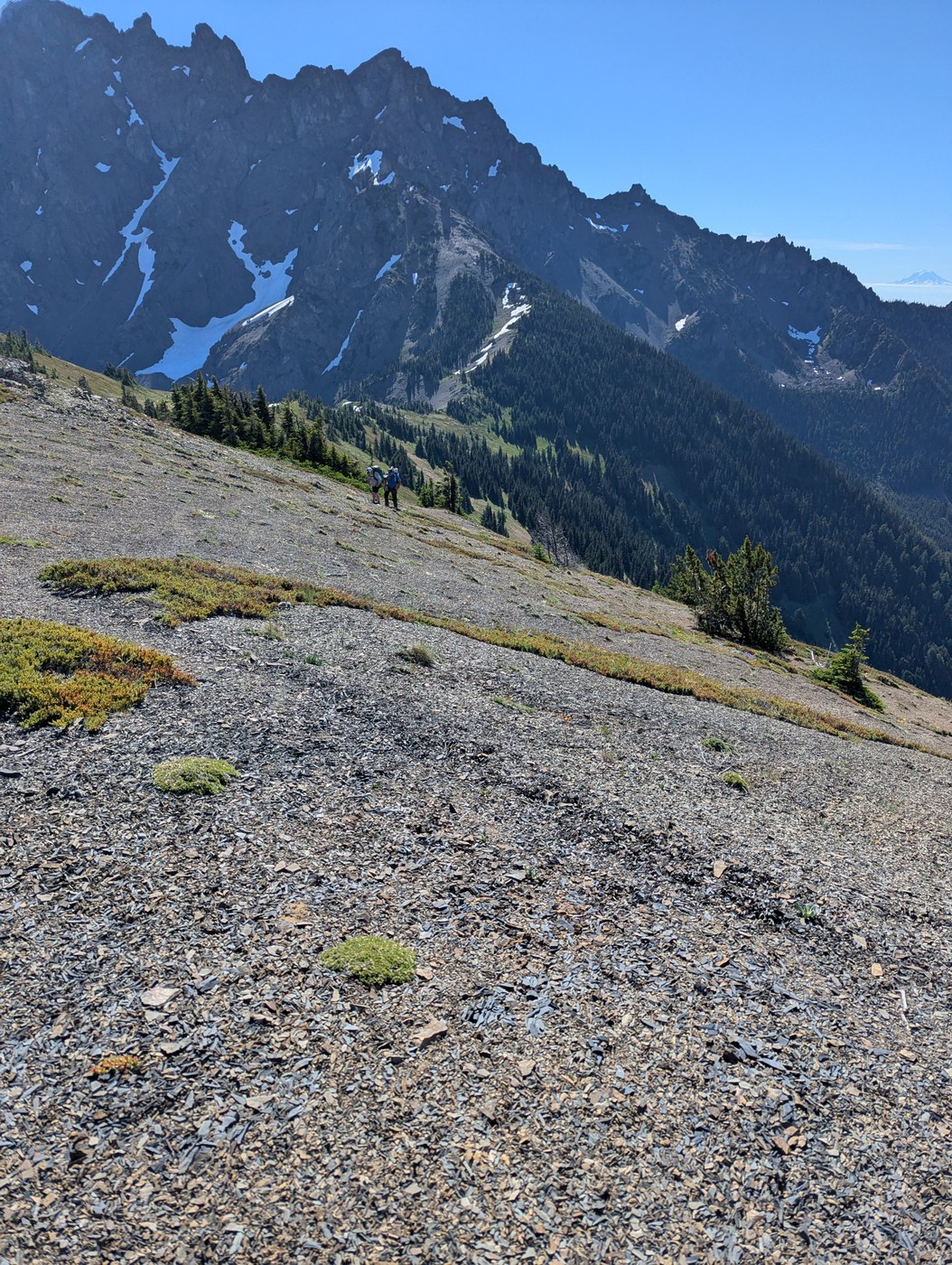 Post Constance, climbing up