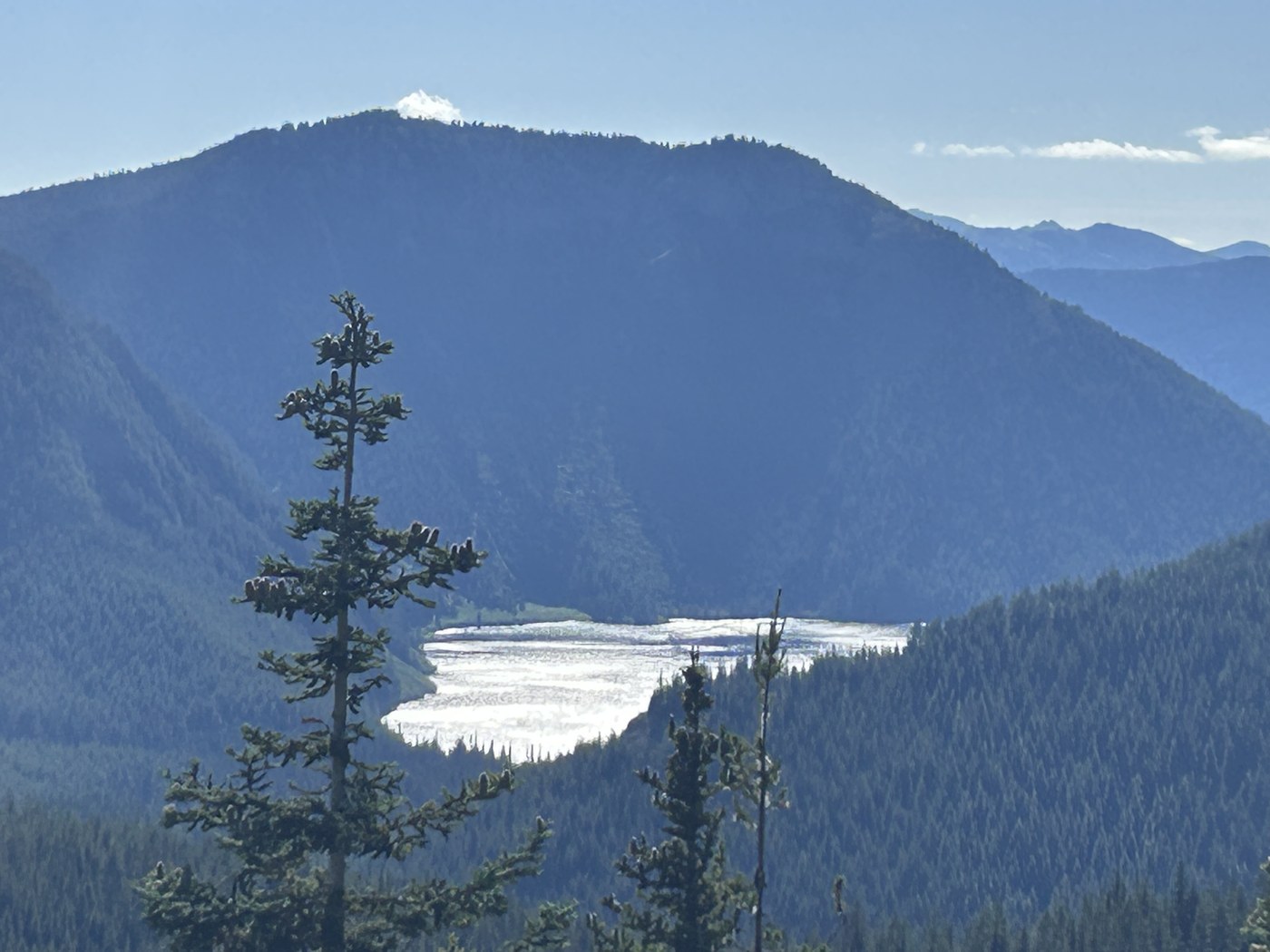 Walupt Lake from the ridge