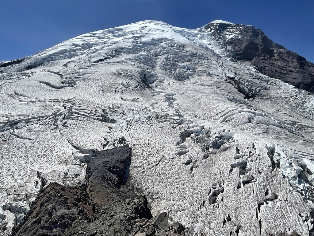 Camp Schurman from Steamboat Prow
