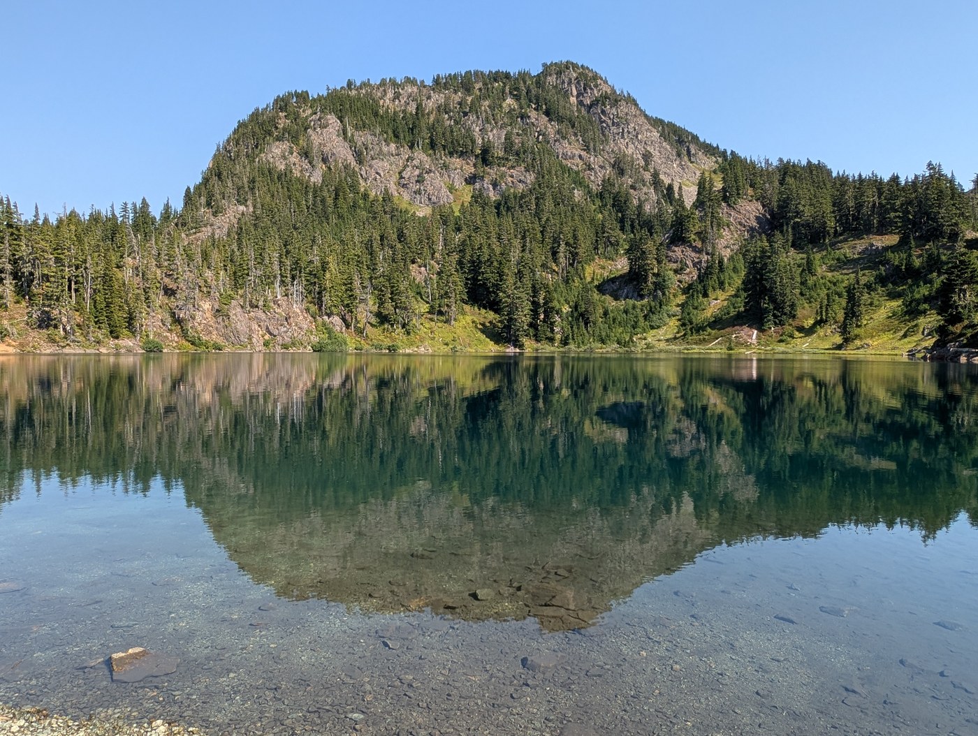 Reflection in Hayes Lake - Skip DeHennis
