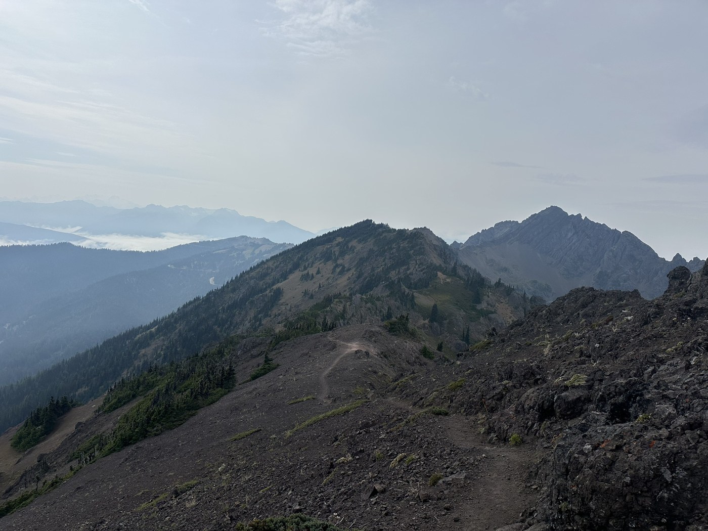 Lake Angeles, Klahhane Ridge, Sunrise Point Trail by Anne C.