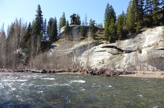This view of the West Fork Teanaway River offers a more intimate view of the new community forest's landscape. Photo by Andrea Imler. 