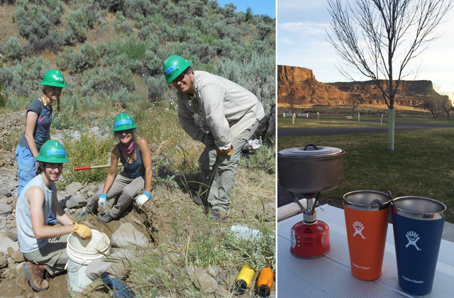 Come dig in the dirt for a few days, and relax at Steamboat Rock State Park. Photos by Lisa Black and Sponger.